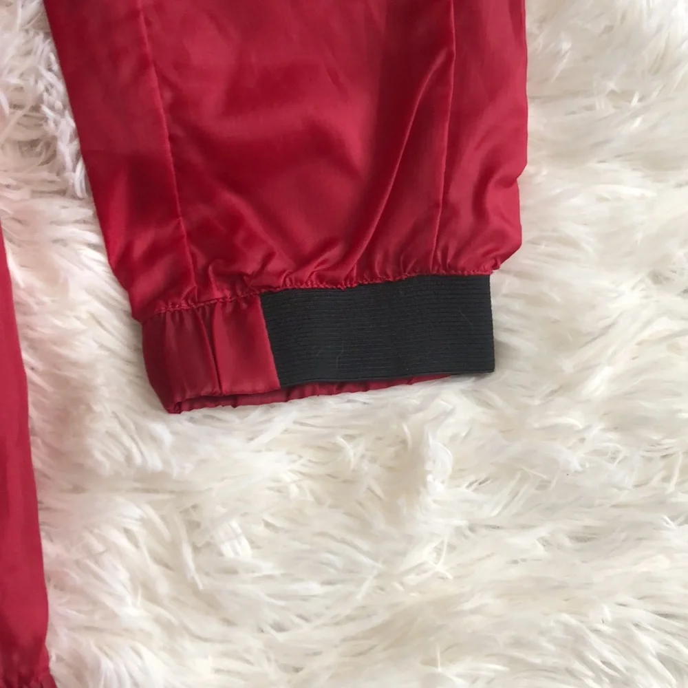 WIND Lightweight Windbreaker Jacket Red Colorado Rocky Mountains Logo Men's XL - Picture 5 of 7